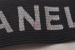 Authentic CHANEL Vintage Logo Arm Band Rubber Black 2762I Hot on Sale