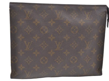 Auth Louis Vuitton Monogram Poche Toilette 26 Cosmetics Pouch Old Model LV K4514 Online