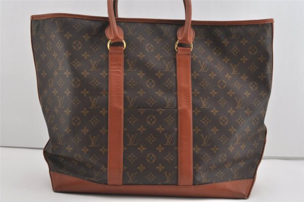 Auth Louis Vuitton Monogram Sac Weekend GM Vintage Tote Hand Bag M42420 LV 1546I Supply