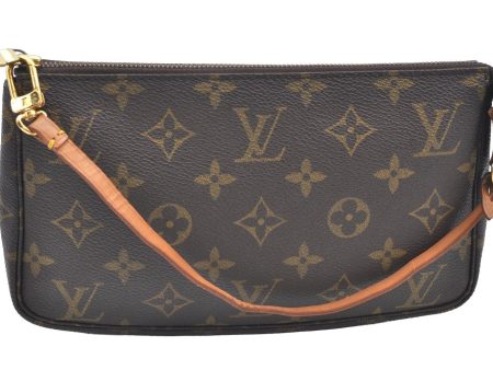 Authentic Louis Vuitton Monogram Pochette Accessoires Pouch M51980 LV K4064 For Discount