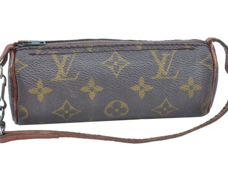 Authentic Louis Vuitton Monogram Papillon Pouch Old Model LV K5040 Online