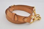 Authentic Louis Vuitton Leather Shoulder Strap Beige 36.4-40.2  LV 3908I For Cheap