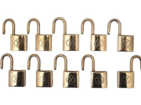 Authentic Louis Vuitton Padlock 10Set Old Model LV 4543I Discount