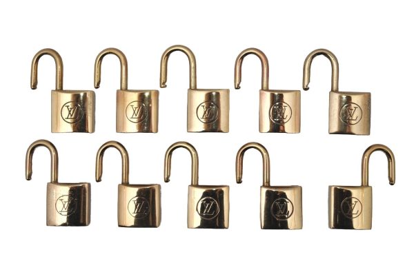 Authentic Louis Vuitton Padlock 10Set Old Model LV 4543I Discount