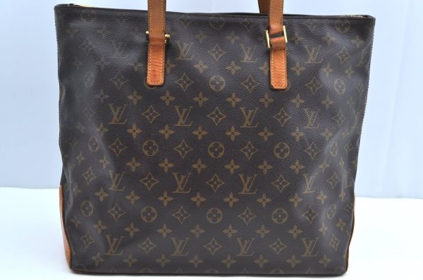 Auth Louis Vuitton Monogram Cabas Mezzo Shoulder Tote Bag M51151 LV Junk K4143 on Sale