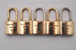 Authentic Louis Vuitton Padlock 10Set Old Model LV 3902I Supply