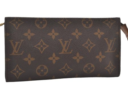 Authentic Louis Vuitton Monogram Pouch For Bucket GM LV 4876I For Sale