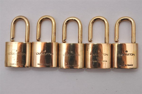 Authentic Louis Vuitton Padlock Gold 10Set LV 3643I on Sale