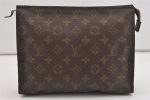 Auth Louis Vuitton Monogram Poche Toilette 26 Cosmetics Pouch Old Model LV 1420I Hot on Sale