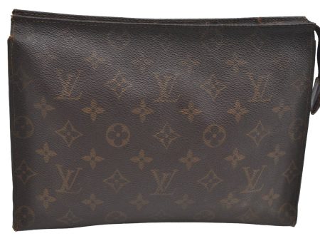 Auth Louis Vuitton Monogram Poche Toilette 26 Cosmetics Pouch Old Model K5308 Fashion