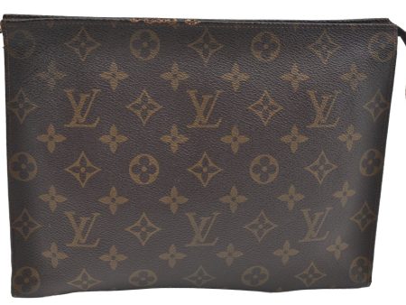 Auth Louis Vuitton Monogram Poche Toilette 26 Cosmetics Pouch Old Model LV K1699 Cheap