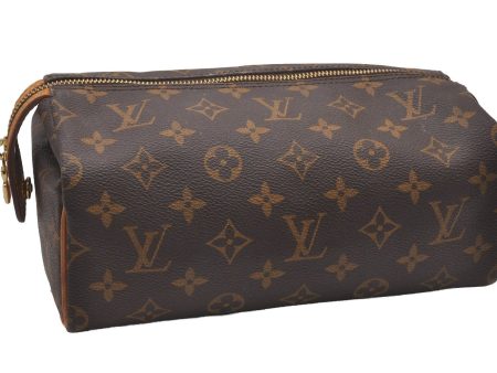 Authentic Louis Vuitton Monogram Trousse Patte Pression Pouch M47636 Junk 4480I Fashion