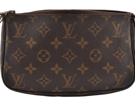 Authentic Louis Vuitton Monogram Pochette Accessoires Pouch M51980 LV Junk 1427I Supply