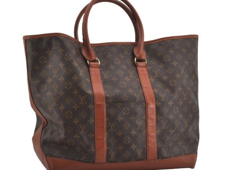 Auth Louis Vuitton Monogram Sac Weekend GM Vintage Tote Hand Bag M42420 LV 2688I For Discount