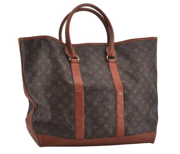 Auth Louis Vuitton Monogram Sac Weekend GM Vintage Tote Hand Bag M42420 LV 2688I For Discount