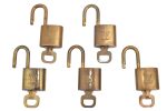 Authentic Louis Vuitton Padlock & Keys 10Set LV K4059 Fashion