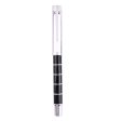 Intellio FDR Fountain Pen - Black Silver Rings CT Hot on Sale