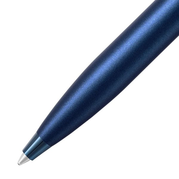 Sheaffer 100 Ball Pen - Satin Blue PVD For Cheap