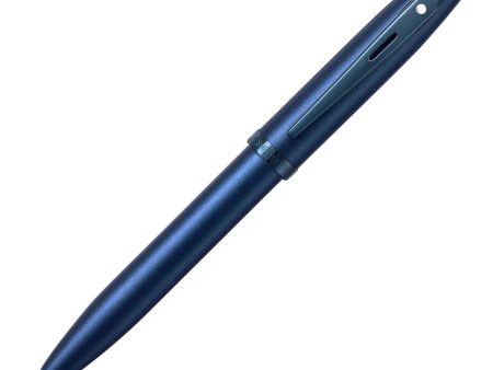 Sheaffer 100 Ball Pen - Satin Blue PVD For Cheap