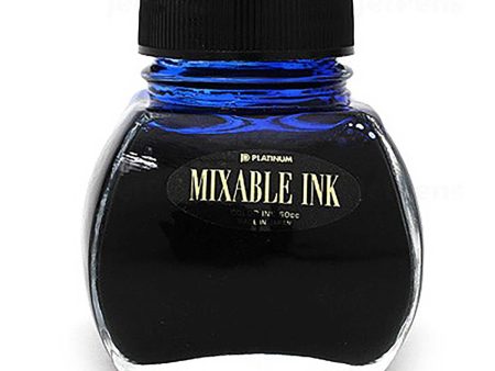 Platinum Mixable Aurora Blue Ink Bottle, Blue - 60ml Discount