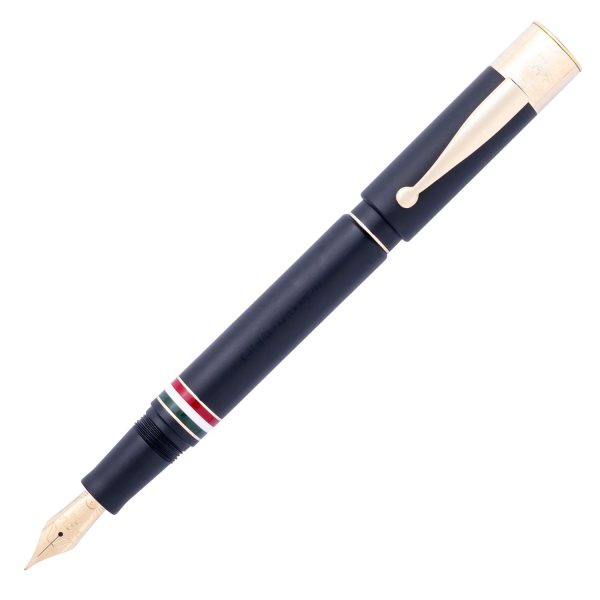 Gioia Partenope Fountain & Roller Ball Pen - Black GT Online now