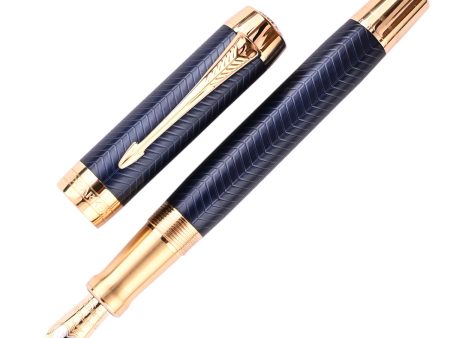 Parker Duofold Prestige Centennial Fountain Pen - Blue Chevron GT Discount